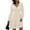 Beige, variant on PRETTYGARDEN Womens Sweater Dress Fall Long Sleeve V Neck A Line Fit and Flare Ribbed Knit Short Dresses Winter Outfits