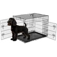 thumbnail image 1 of Jaula para perros Simple Deluxe con separador de alambre metálico de 36 pulgadas, 1 of 6