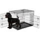 thumbnail image 1 of Jaula para perros Simple Deluxe con separador de alambre metálico de 36 pulgadas, 1 of 6