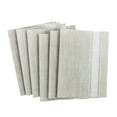 thumbnail image 7 of Uxcell Heat Resistant White Strip Table Woven Placemats 6Pack, 7 of 7