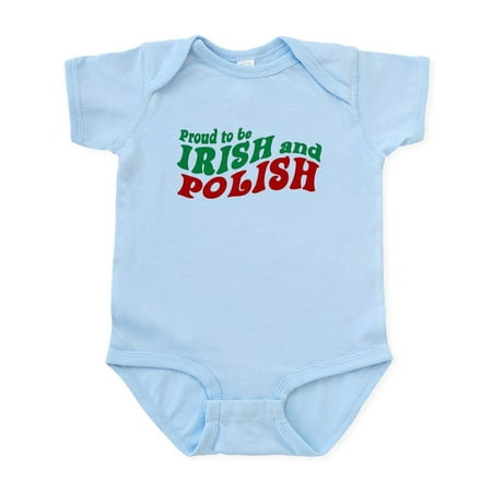 

CafePress - Proud Irish And Polish Infant Bodysuit - Baby Light Bodysuit Size Newborn - 24 Months