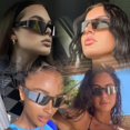 thumbnail image 2 of Gafas de sol de moda milramtob Futuristic Wrap Around Y2K, 2 of 5
