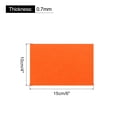 thumbnail image 2 of Soft Felt Sheets Fabric Craft Sheets Orange 6 Inch x 4 Inch 36 Pcs, 2 of 6