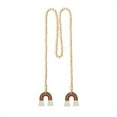thumbnail image 2 of Long Wood Bead Garland With Multicolour Curtain Tieback Curtain Tieback Wall Decor Hanging Home Decorations, 2 of 6