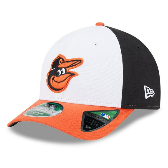 Men's New Era White Baltimore Orioles Player Replica 9FORTY Adjustable Hat