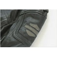 thumbnail image 5 of Moto Biker Real Cow Leather Jacket Black for Men, 5 of 7