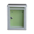 thumbnail image 1 of Abbracc Lockable Wall Mount Mailbox Letterbox Multi Functional Post Box Letter Magazines Front Access, 1 of 9
