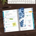 thumbnail image 5 of Global Printed Products Academic Year 2024-2025 Planner, Hardcover, 5.5" x 8", Blue Bloom, 5 of 8