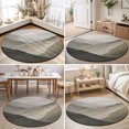 thumbnail image 4 of Round Rugs 3Ft, Mountain Round Area Rug Washable Indoor Throw Carpet, Vintage Abstract Nature Landscape Simple Boho Small Non Slip Circle Rug for Bedroom Living Room Home Decor Aesthetic, 4 of 8