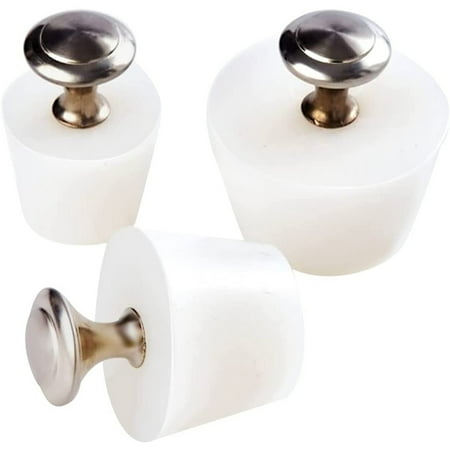 

3 PCS Bathtub Plug Silicone Tub Stopper Drain Plug for Kitchen Bathroom and Laundry Sink Drains Bath Tub Stoppers
