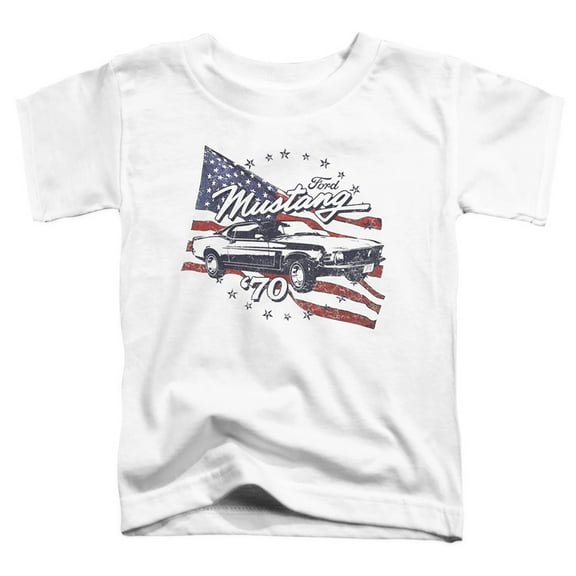 Ford Mustang 70 Mustang S/S Toddler T-Shirt White