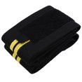 thumbnail image 1 of Rawiri - Muñequera unisex de compresión, muñequera ajustable (negro y amarillo), 1 of 8