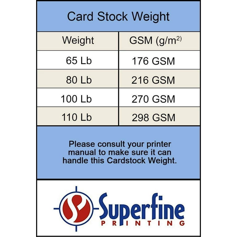 12pt Card Stock, Extra Thick Card Stock