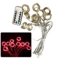 thumbnail image 2 of Ventana LED Cadena de luz Control remoto Flexible USB Powered Lamp Strip Inicio Indoor Al aire libre Fiesta Año Nuevo Iluminación Suministros Red Speravity HA009755-05, 2 of 6