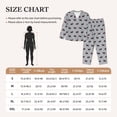 thumbnail image 4 of Vsdgher Polka Dot Christmas Dog Pajamas Set Long Sleeve Sleepwear Womens Button Down Nightwear Pj Sets-XX-Large, 4 of 7
