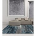 thumbnail image 4 of Dalyn MG5993TE5X8 5 Pi. 3 Po x 7 Pi. Zone de Sarcelle Gris Moderne Rug, 4 of 4