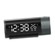 thumbnail image 2 of Reloj despertador de proyección Reloj de escritorio digital Pantalla de temperatura giratoria de 180  degree Reloj de proyector de pared de techo para, 2 of 9