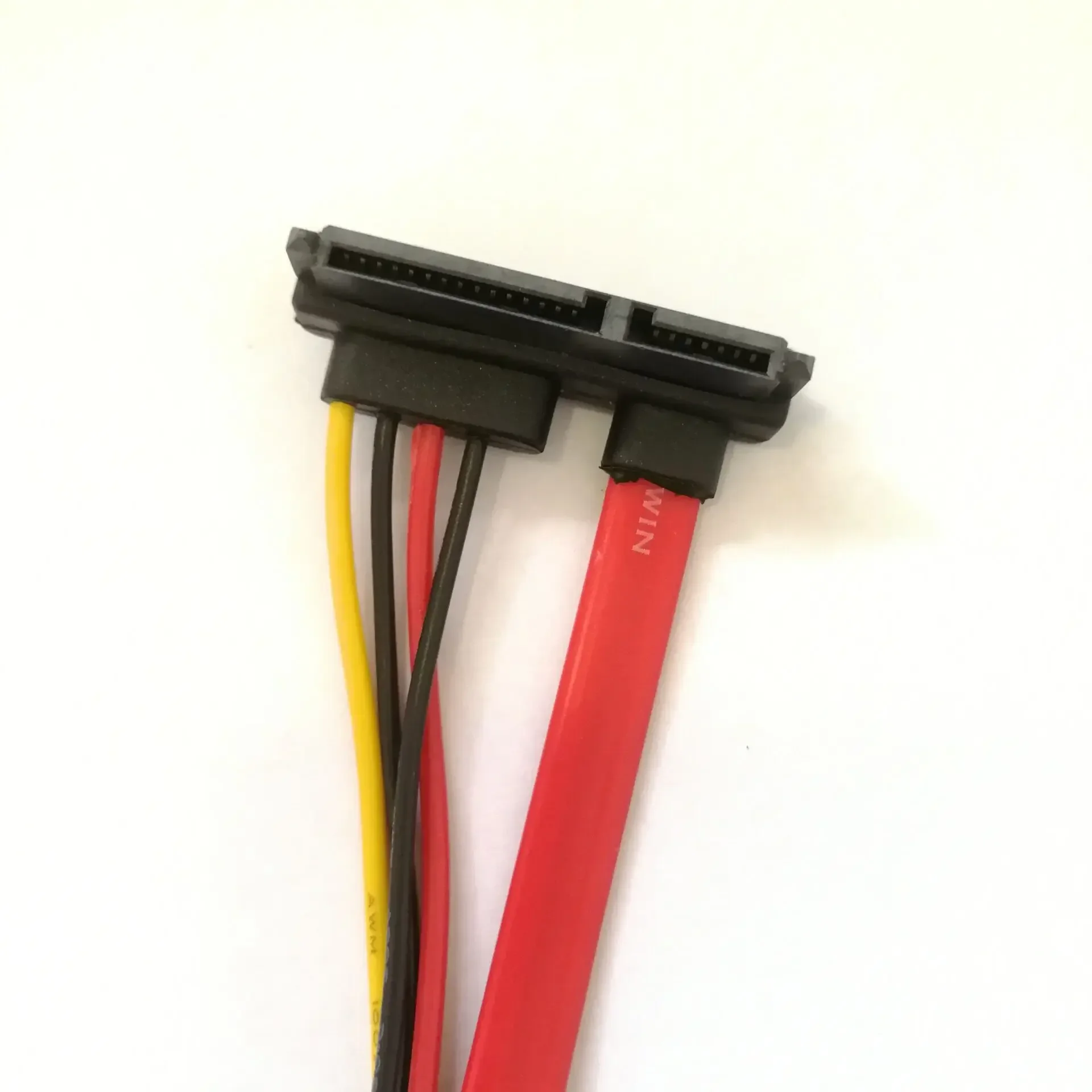 90 Degree  22P SATA 7+15P 22pin to SH 2.0 4pin Power Right Angled   HDD Hard Disk High Speed Computer Data  Cable