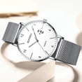 thumbnail image 3 of Relojes De Hombre Reloj De Cuarzo Luminoso Resistente Al Agua Relojes De Moda Simples De Negocios Ultra Delgados Minnieouse AP004880-03, 3 of 6