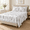 Black and White-Twin (3-Piece Set)-Printed Sheet Collection, variant on Sgreen Sheets King Size Botanicalflower Patterned 4pc