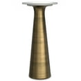 thumbnail image 6 of Simpli Home Nicollette Modern Contemporary 12 inch Wide Metal Side Table in Antique Brass, 6 of 15