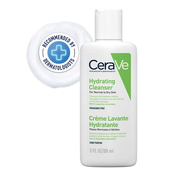 Limpiador HIDRATANTE CERAve 88 ML PARA PIEL NORMAL A seca