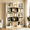 White, variant on Winkalon 70" Expandable Bookshelf, 5 Tier Wood Corner Bookcase for Small Space, Bedroom, Living Room, Home Office, Black