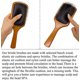 thumbnail image 4 of Cepillo De Bambú Para Cabello Tamaño Grande esquí esquí Gafas de esquí, 4 of 5