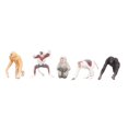 thumbnail image 2 of Lot de 10 mini-primates, singes nasiques, gibbons, orangs-outans, lémuriens, animaux décoratifs, 2 of 3