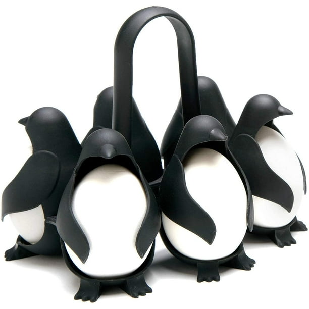 Design 3in1 Cook, Store and Serve Egg Holder, PenguinShaped Boiled