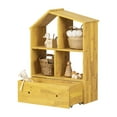 thumbnail image 3 of South Shore Sweedi, Scandinavian Bookcase with Storage Bin, Yellow, 3 of 14