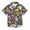 Skull Candy Bottles Stars, variant on Small Short Sleeve Button Down Shirts Colorful Parrot Bird and Leaf Casual Shirt 3-10 Years