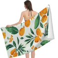 thumbnail image 3 of Beach Towel Fruit Loquat Pattern Beach Towels Beach Blanket Pool Yoga Gym Swimming Bath  Towel  Gift, 3 of 8
