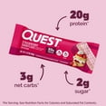 thumbnail image 4 of Quest Nutrition Protein Bar, Strawberry Shortcake Flavored, Gluten-Free, 2.12oz, 4 Count2.12oz, 4 of 9