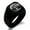 Black, variant on Stainless Steel Tree of Life Engraved Square Flat Top Biker Style Polished Signet Ring