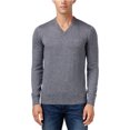 thumbnail image 1 of Lacoste suéter con cuello en V para hombre, gris, XXXX-Large, 1 of 1