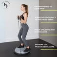 thumbnail image 3 of Pelota Equilibrio Bywell De Yoga Y Pilates Gris, 3 of 4