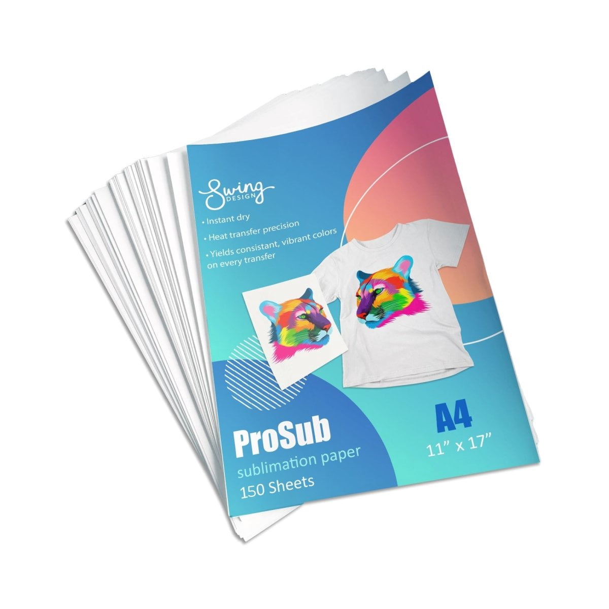 ProSub Premium Sublimation Heat Transfer Paper 11" x 17" - 150 Sheets