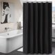 thumbnail image 3 of Monstrate Forro de cortina de ducha Forro de ducha lavable Juegos de accesorios de baño Negro 260x200cm, 3 of 6
