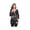 Black Tie Dye Without Fleece, variant on Women's Zip Up Hoodies Long Fleece Tunic Sweatshirts Casual Oversized Fall Coats Trendy Winter Hoodie