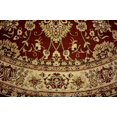 thumbnail image 4 of Unique Loom Kashan Traditional Floral Area Rug, 8 Feet, Burgundy/Ivory, 4 of 4