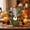 Green, variant on EDHITNR Thanksgiving Pumpkin Maple Leaf Bouquet, Artificial Fall Home Festival Decoration with Simulated Materials, Versatile Tabletop Vase Wreath for Autumn Party Holiday Display, White
