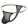 thumbnail image 2 of Fridja Men Casual Fashion Solid Charming Cutout Open File Ice Silk Briefs Moisture Wicking, 2 of 5