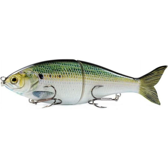 17.8cm 82g Slow Sink Bass Lure Jointed Wobble Shad Fishing Lures Glide Bait Tackle (Color : 10)