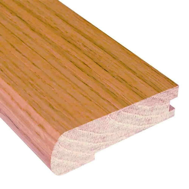 Unfinished Oak 3 4 In Thick X Wide 78 Length Hardwood Stair Nose Molding Com Length Hardwood Stair Nose Molding, 3 4 Inch Hardwood Flooring Unfinished Houses Depot