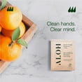thumbnail image 4 of Toallitas para manos ALOH suavizantes y sanitizantes, 20 unidades, naranja y bergamota, 4 of 6