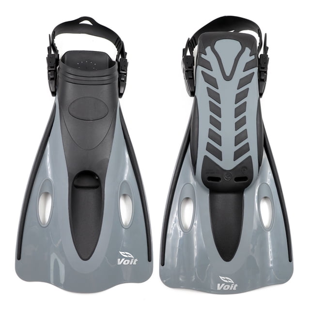 Aletas de Natación Voit Ajustables para Entrenamiento Adulto G-XG Gris
