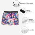 thumbnail image 3 of Yiaed Skull rainbow color space Print Men's Soft Cotton Boxer Shorts Breathable Boxers Underwear Moisture-Wicking Underwear Stretch Boxer Briefs for Man-Large, 3 of 5