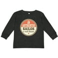 thumbnail image 3 of Inktastic Sailing Gift for Sailor Sailboat Boys or Girls Long Sleeve Toddler T-Shirt, 3 of 5