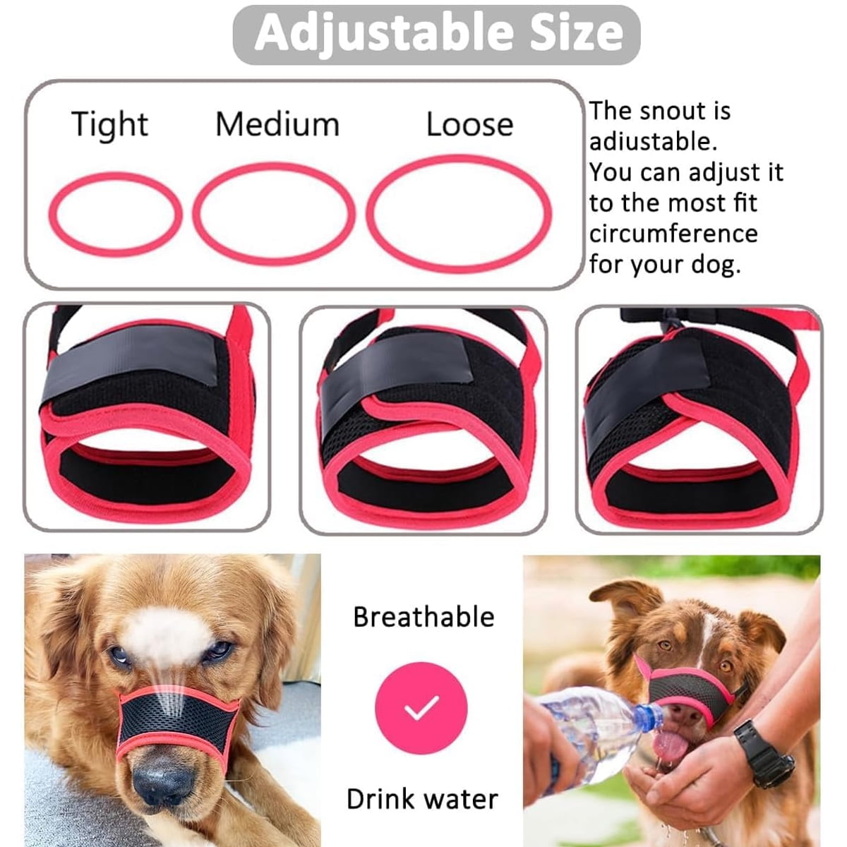 Dog muzzle for maltese hot sale